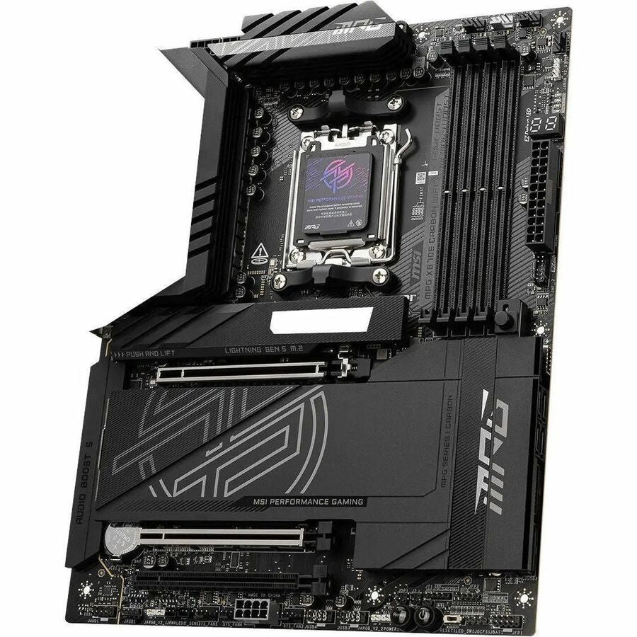 MSI MPG X870E CARBON WIFI Gaming Desktop Motherboard - AMD X870E Chipset - Socket AM5 - ATX