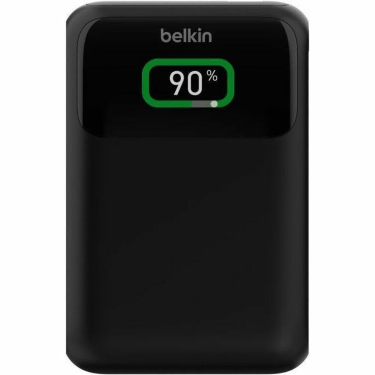Belkin 65W 3-port USB Power Bank w/ Digital Display - 20K mAh - 2xUSB-C, 1xUSB-A - Portable Charger - w/ USB-C to USB-C Cable - Black