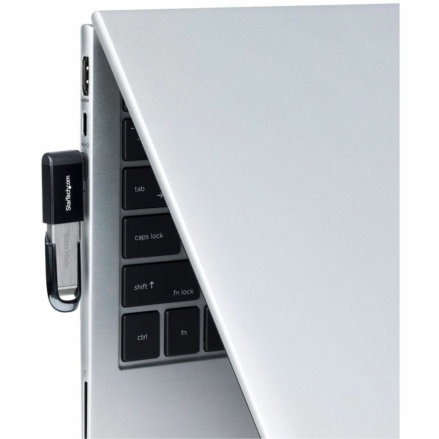 StarTech.com Right Angled USB-C to USB-A Adapter, USB 5Gbps, Compact USB-C Male to USB-A Female Adapter, Durable Metal Housing, M/F