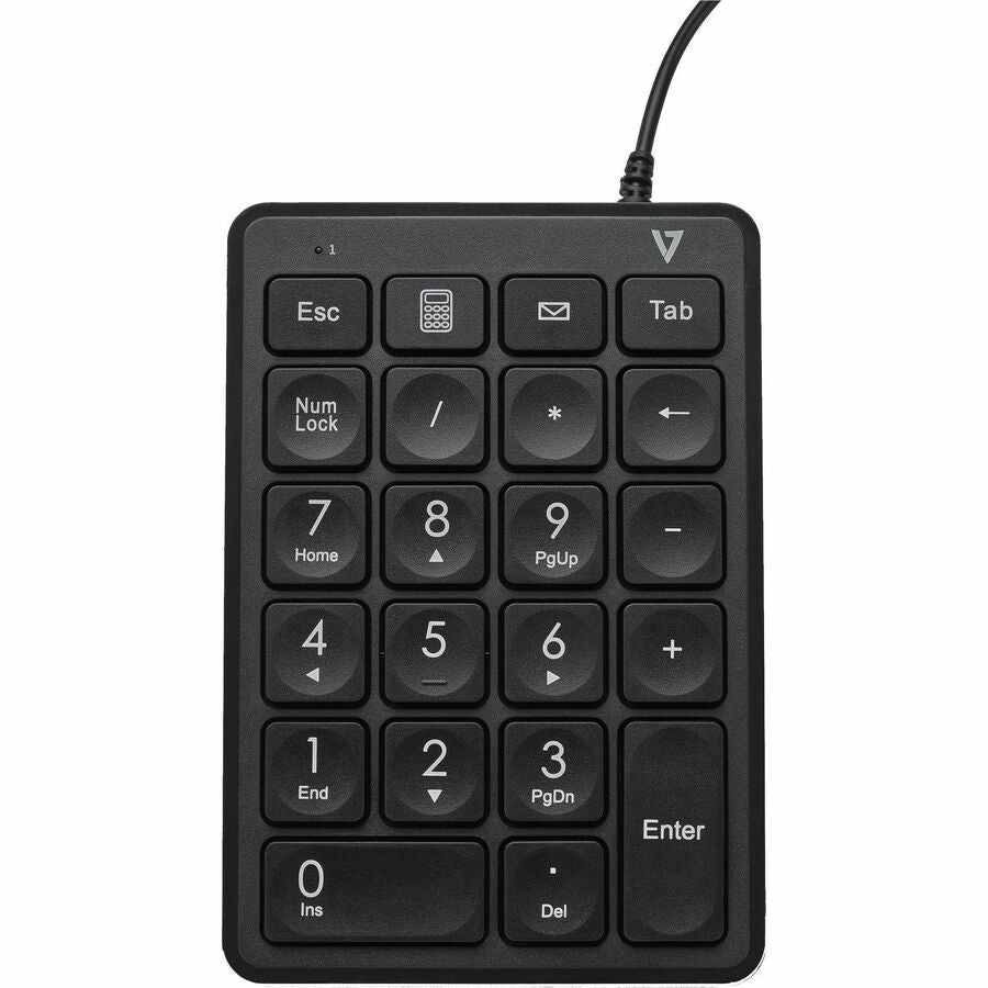 V7 KP350V7 KP350 USB Wired Numeric Keypad - 22 Key
