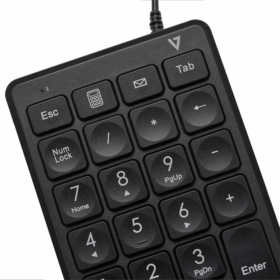 V7 KP350V7 KP350 USB Wired Numeric Keypad - 22 Key