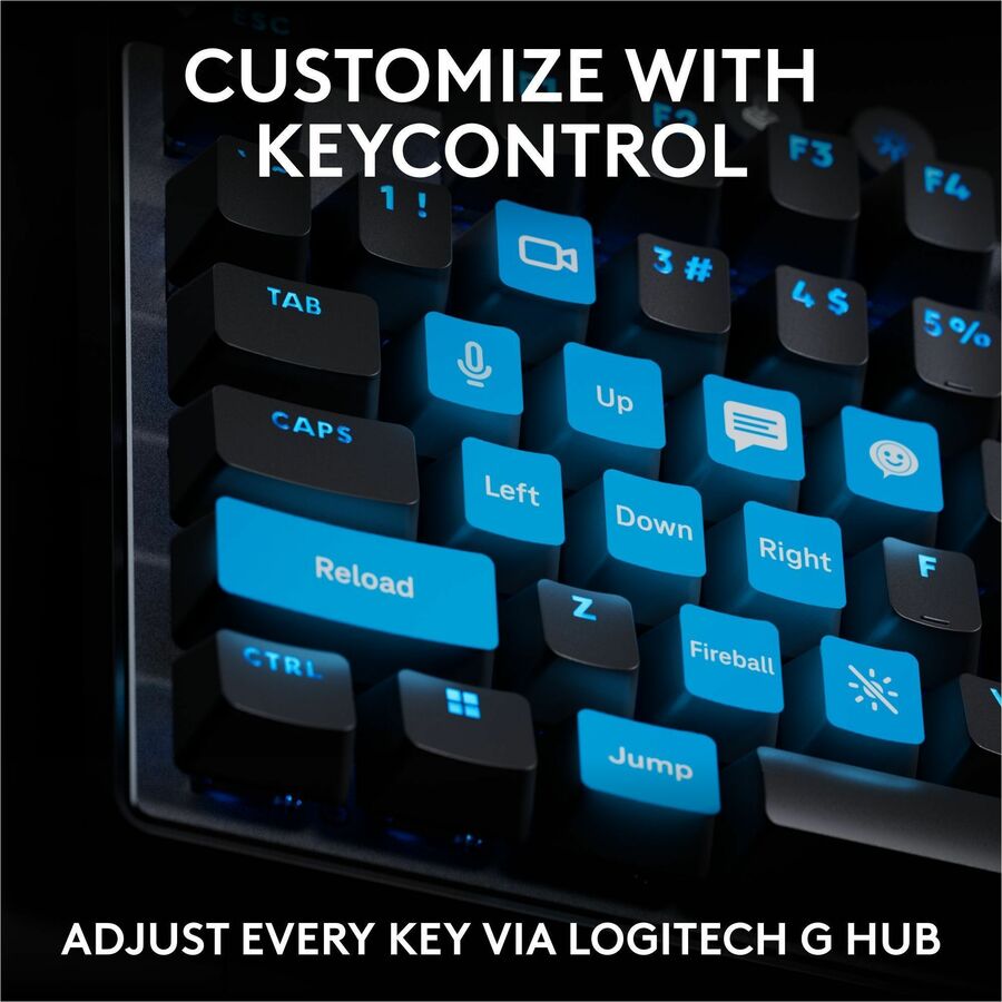 Logitech G PRO X TKL RAPID Tenkeyless Wired Gaming Keyboard With Magnetic Analog Switches, Rapid Trigger Mode, Adjustable Actuation, and Customizable RGB Lighting, Black