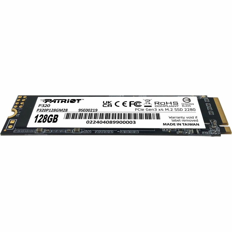 Patriot Memory P320 128 GB Solid State Drive - M.2 2280 Internal - PCI Express NVMe (PCI Express NVMe 3.0 x4)