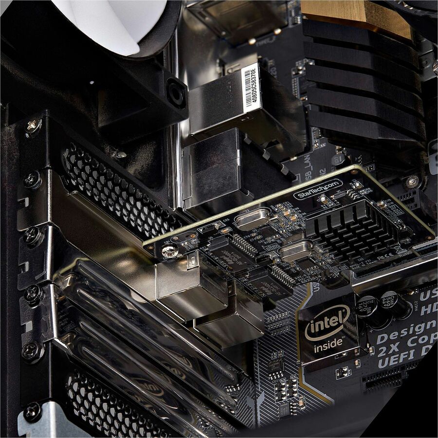 StarTech.com 2-Port Gigabit PCIe Network Adapter Card, 10/100/1000Mbps PCI Express NIC, Dual Realtek RTL8111H, TAA Compliant