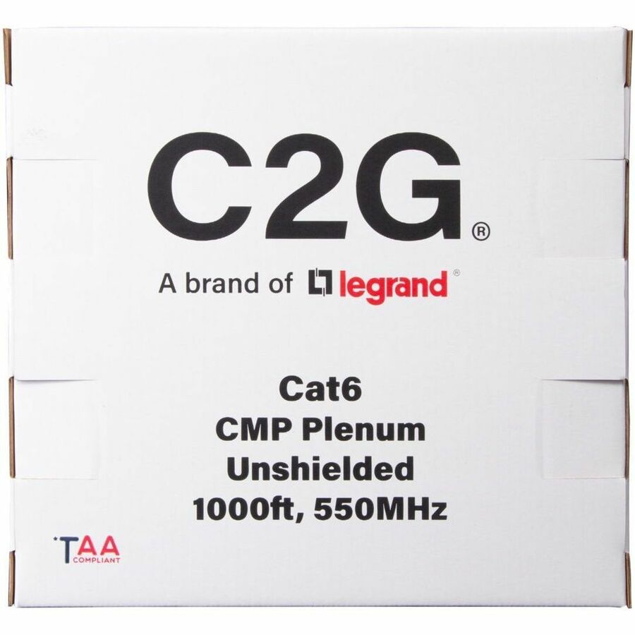 C2G BULK CAT6 UTP CMP TAA PRPLE