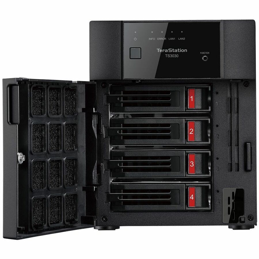 BUFFALO TeraStation 3430DN 4-Bay Secure SMB Desktop NAS 32TB (4x8TB) with Hard Drives Included