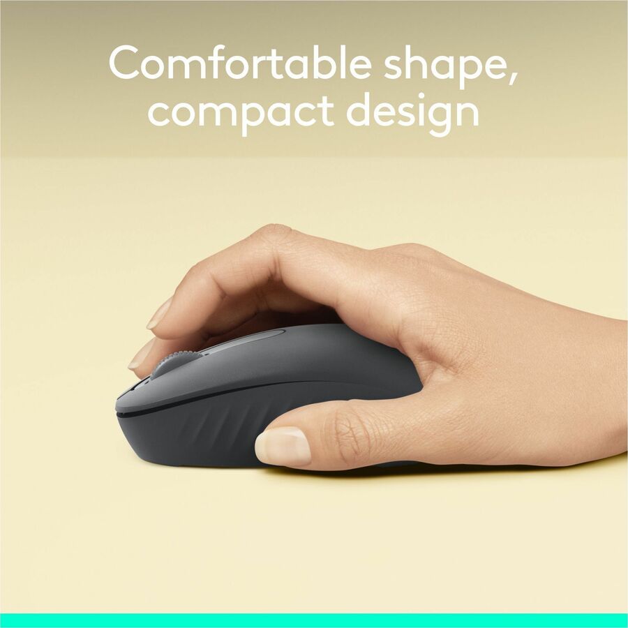 Logitech M196 Bluetooth Wireless Mouse, Compact and Portable Mouse for Laptops, Tablets and More, 12-Month Battery, Smooth Tracking, Compatible With PC and Mac, Windows and macOS (Graphite)