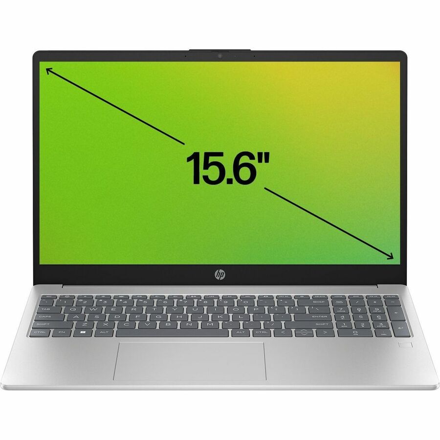 HP 15.6" Notebook - HD - 1366 x 768 - (Intel N-Series N200 Quad-core (4 Core) - 8 GB Total RAM - 256 GB SSD - Moonlight Blue, Natural Silver - Refurbished