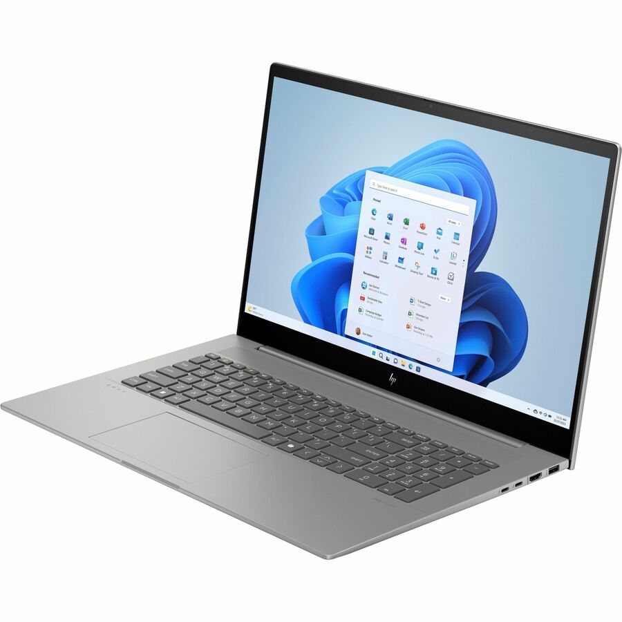 HP Envy 17-cw1000 17-cw1097nr 17.3" Notebook - 4K UHD - Intel Core Ultra 7 155U - 32 GB - 1 TB SSD - Mineral Silver Aluminum