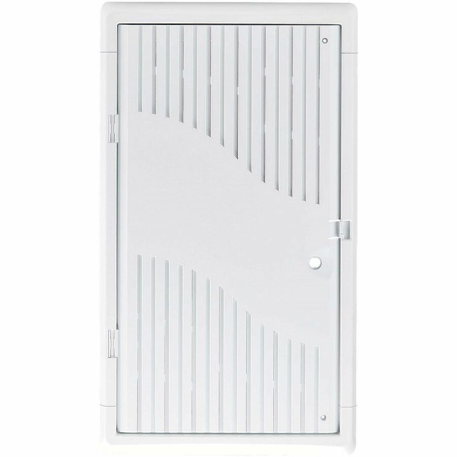 StarTech.com 28in Wall-Mount Media Enclosure, Cable Management Box for Network Distribution, Mounting Fixtures/Modules Included, White