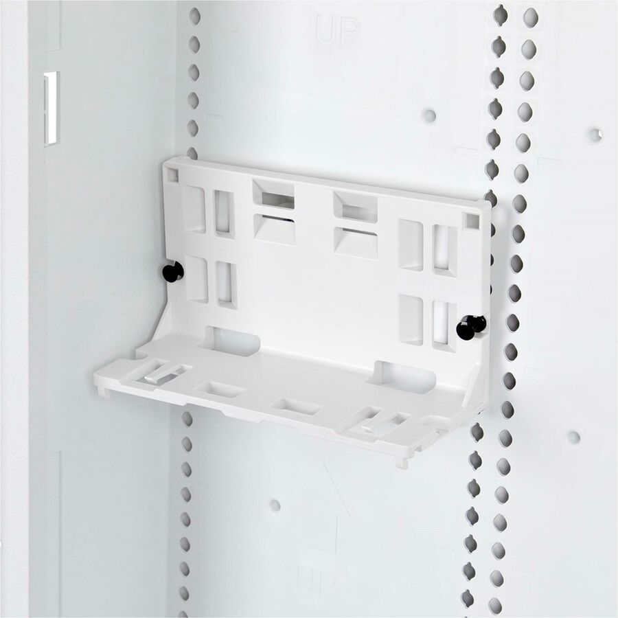StarTech.com 28in Wall-Mount Media Enclosure, Cable Management Box for Network Distribution, Mounting Fixtures/Modules Included, White