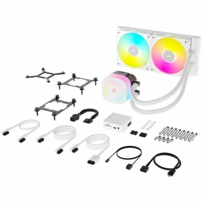Corsair iCUE LINK TITAN 240 RX RGB AIO Liquid CPU Cooler - White
