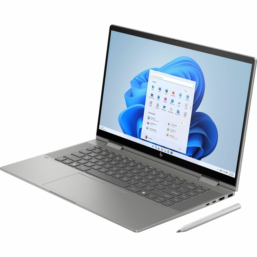 HP ENVY x360 15-fe1000 15-fe1073cl 15.6" Touchscreen Convertible 2 in 1 Notebook - Full HD - Intel Core Ultra 7 155U - Intel Evo Platform - 32 GB - 1 TB SSD - Mineral Silver Aluminum