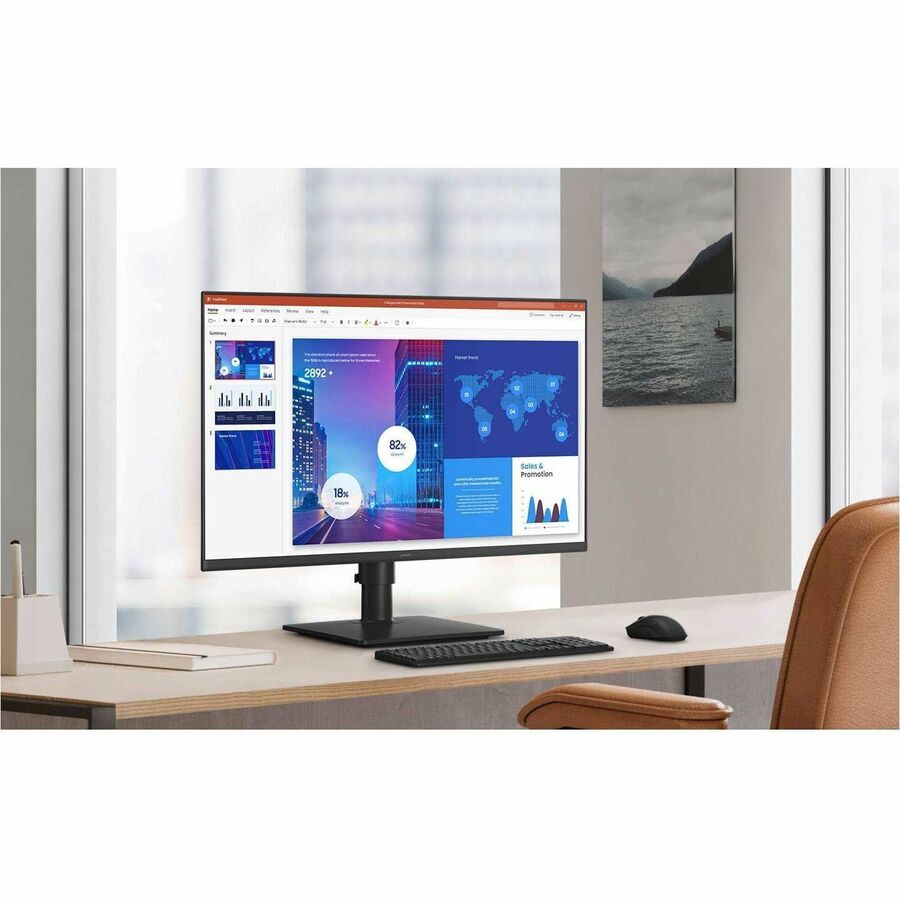 Samsung Essential S4 S27D402GAN 27" Class Full HD LCD Monitor - 16:9 - Black