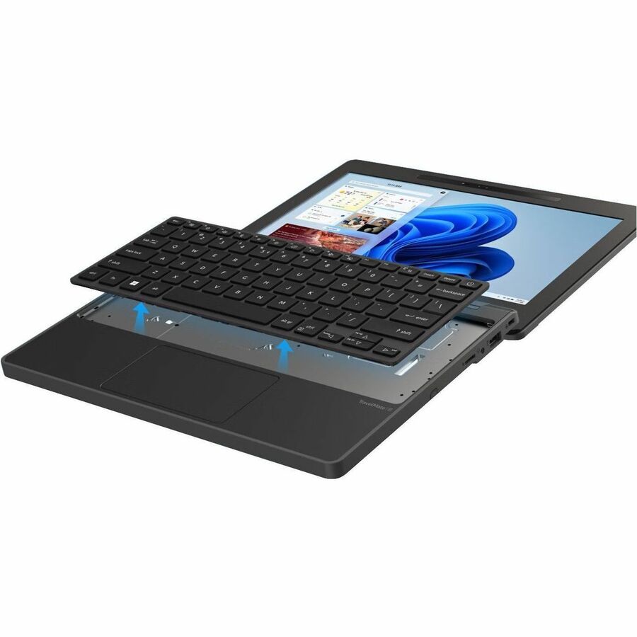 Acer TravelMate B3 11 B311-34 TMB311-34-C6MZ 11.6" Notebook - HD - 60 Hz - Intel N-Series N150 - 4 GB - 128 GB Flash Memory - English Keyboard - Black