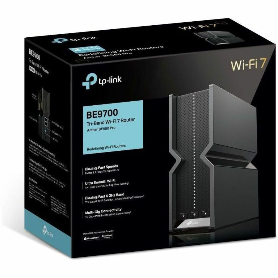 TP-Link Archer BE550 Pro Wi-Fi 7 IEEE 802.11be Ethernet Wireless Router