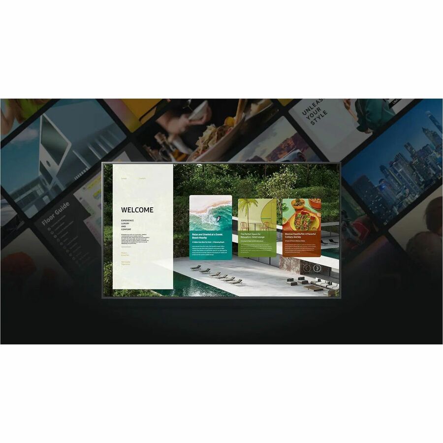 Samsung Crystal HCU708 HG43CU708NF 43" Smart LED-LCD TV - 4K UHDTV - High Dynamic Range (HDR) - Black