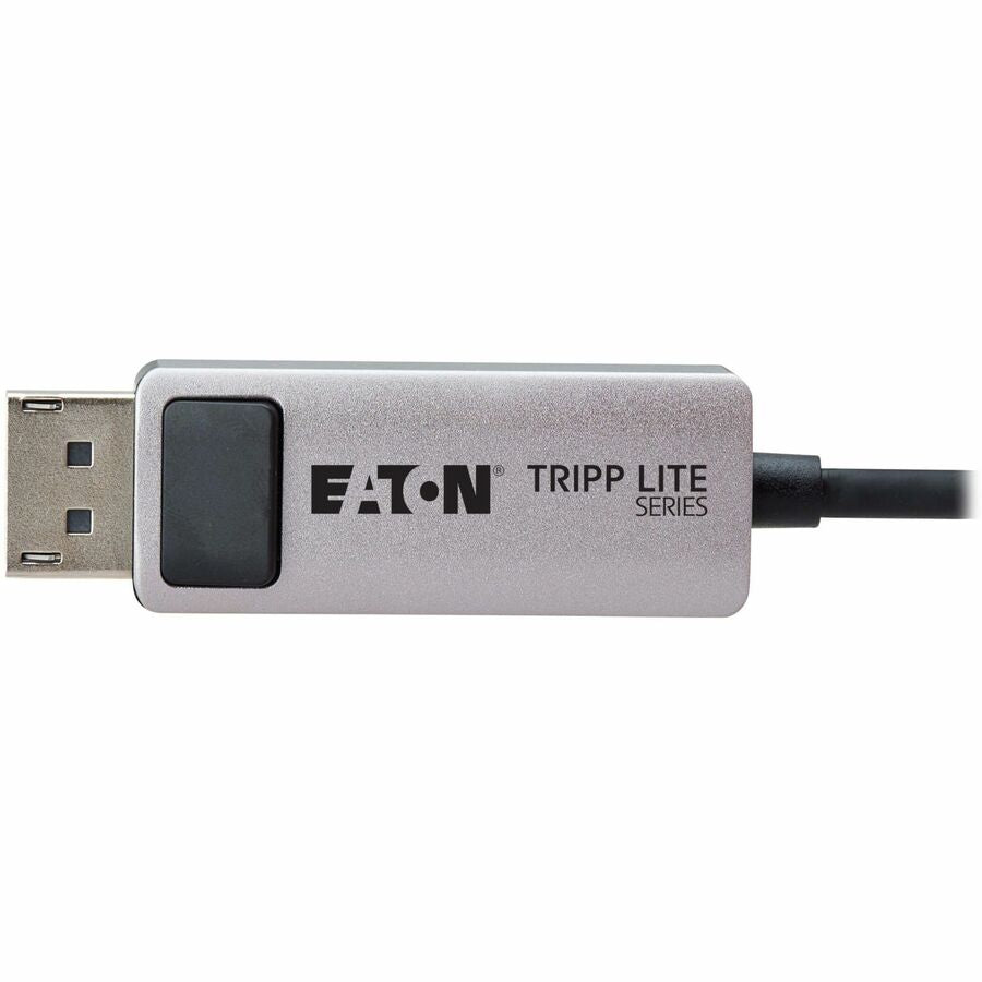 Eaton Tripp Lite Series USB-C to DisplayPort Active Adapter Cable (M/M) - 8K 60 Hz, 4K 144 Hz, HDR, 4:4:4, HDCP 2.3, Black, 3 ft. (0.9 m)