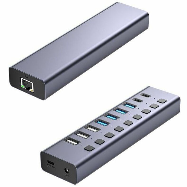 4XEM 10-port USB 3.0 Hub with Gigabit Ethernet
