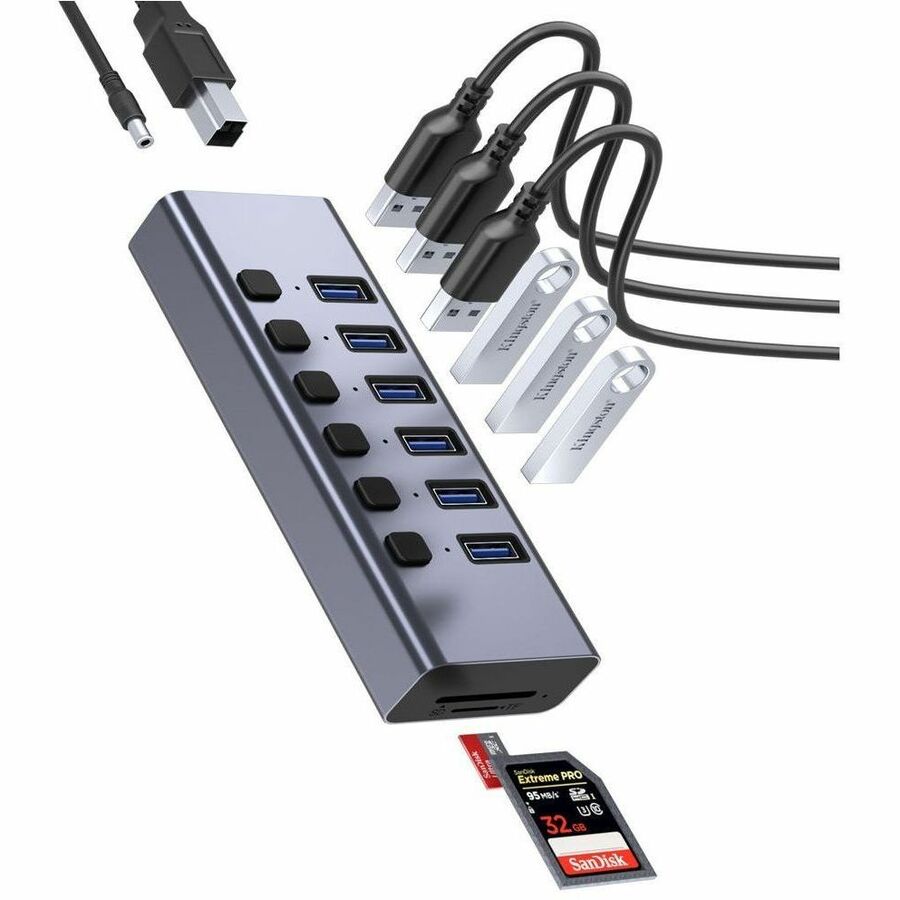 8 IN 1 MULTI FUNCTION USB HUB