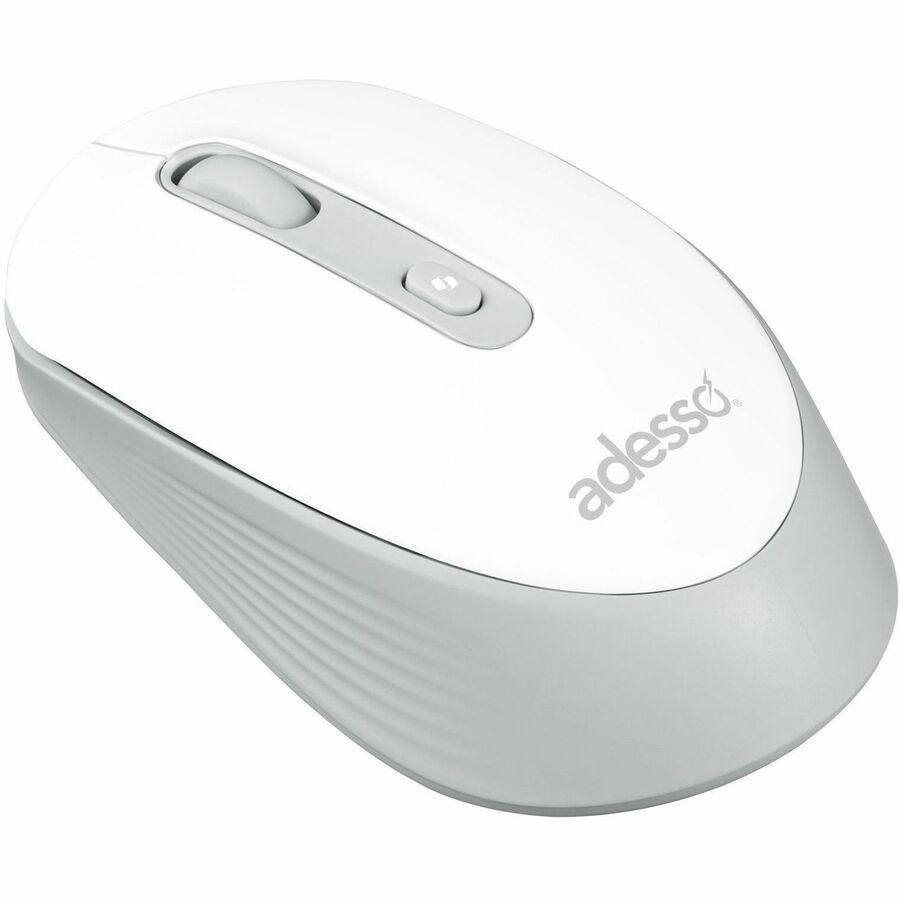 Adesso Wireless Mouse with AI CoPilot Shortcut Button (White)
