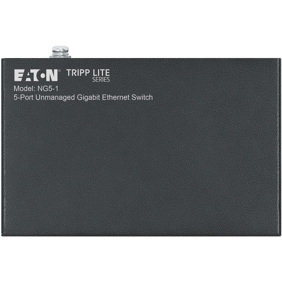 Eaton Tripp Lite Series 5-Port 10/100/1000 Mbps Desktop Gigabit Ethernet Unmanaged Switch, Metal Enclosure