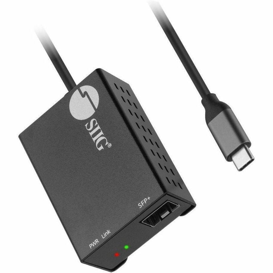 SIIG USB-C to SFP Fiber Gigabit Ethernet Adapter - TAA compliant