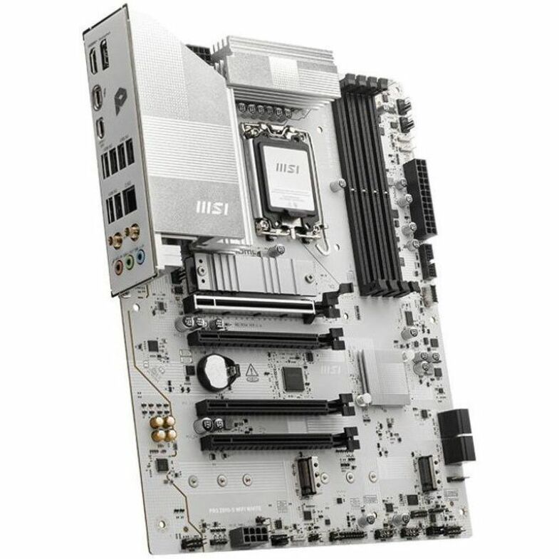 MSI Z890-S WIFI WHITE Gaming Desktop Motherboard - Intel Z890 Chipset - Socket LGA-1851 - ATX