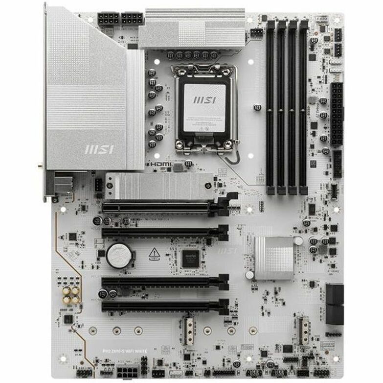 MSI Z890-S WIFI WHITE Gaming Desktop Motherboard - Intel Z890 Chipset - Socket LGA-1851 - ATX