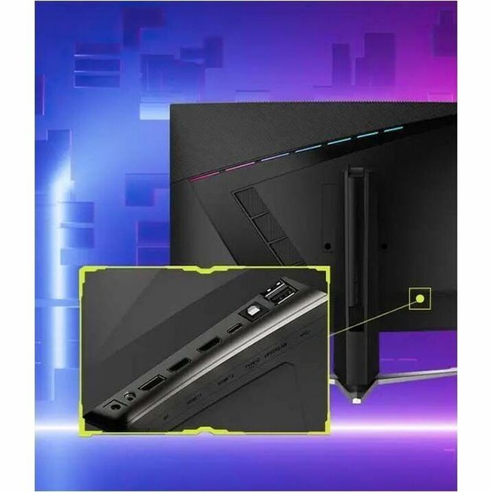 MSI MAG MAG 325CQRF QD E2 32" Class WQHD Curved Screen LCD Monitor - 16:9 - Black