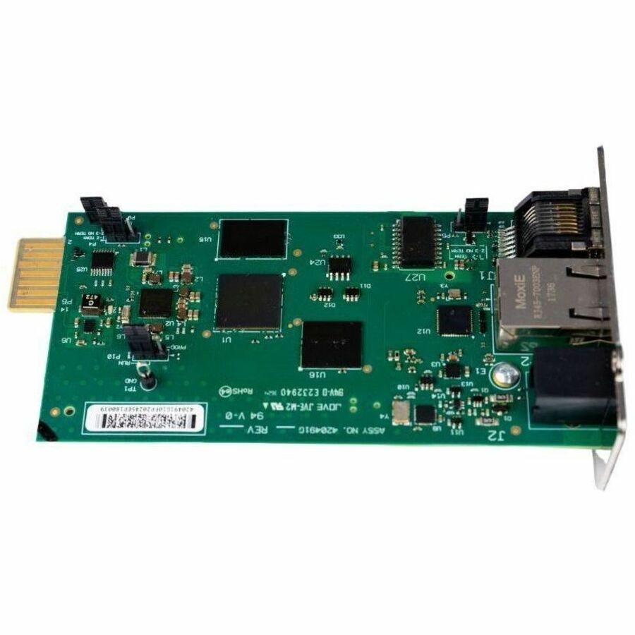 Vertiv Liebert IntelliSlot RDU120 - Network Card, Remote Monitoring Adapter, RS-485, USB Port, UL2900-1 cybersecurity certified, 1Gb Ethernet (RDU120)