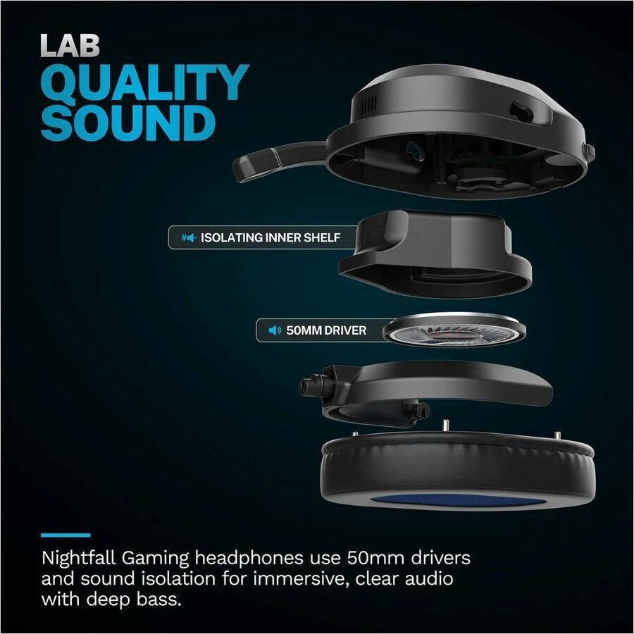 JLab Nightfall Wireless Gaming Headset