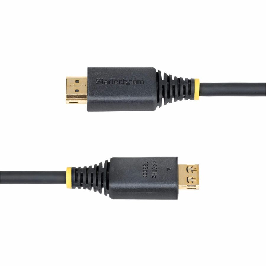 StarTech.com 6ft (1.8m) High Speed HDMI Cable with Gripping Connectors, 4K 60Hz/1440p 144Hz, 18Gbps, UHD HDMI 2.0 Cord, TPE Jacket