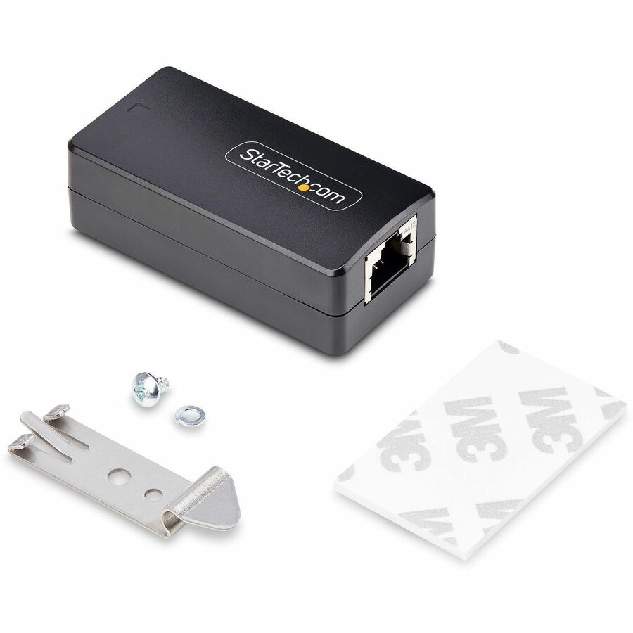 StarTech.com 1-Port Gigabit Network Isolator, Compact In-line RJ45 Ethernet Coupler with 4kV Galvanic Isolation, DIN Rail Mountable, TAA
