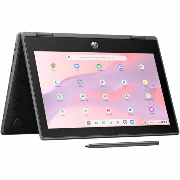 HP Fortis Flip G1i 11" Touchscreen Convertible 2 in 1 Chromebook - Intel N150 - 4 GB - 32 GB Flash Memory - English Keyboard