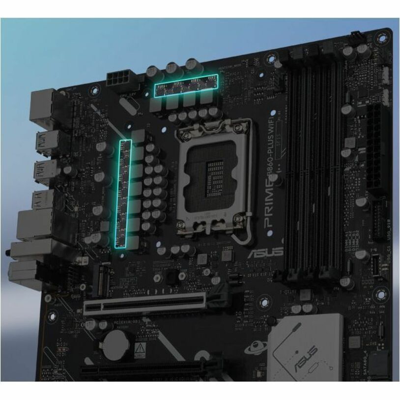 Asus Prime B860-PLUS WIFI Desktop Motherboard - Intel B860 Chipset - Socket LGA-1851 - ATX
