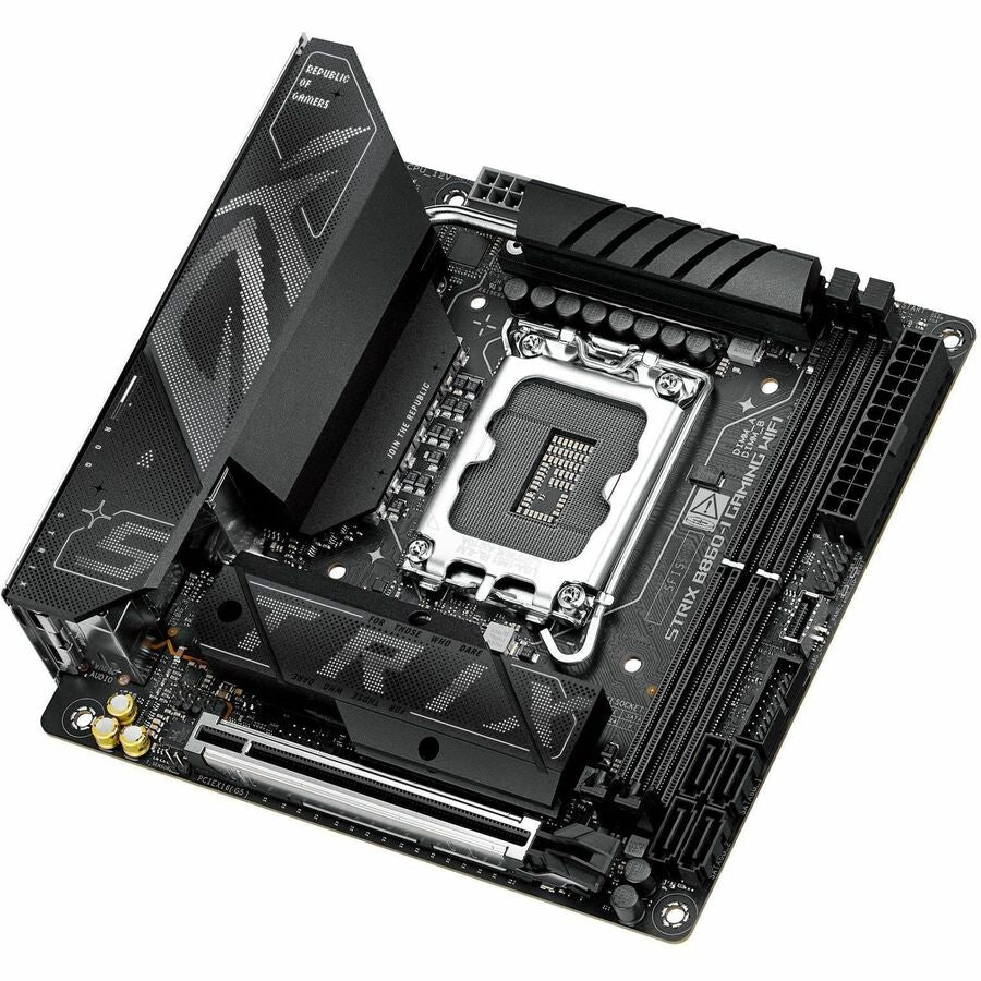 Asus ROG Strix B860-I GAMING WIFI Gaming Desktop Motherboard - Intel B860 Chipset - Socket LGA-1851 - Mini ITX