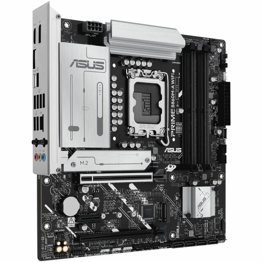 Asus Prime B860M-A WIFI-CSM Desktop Motherboard - Intel B860 Chipset - Socket LGA-1851 - Micro ATX