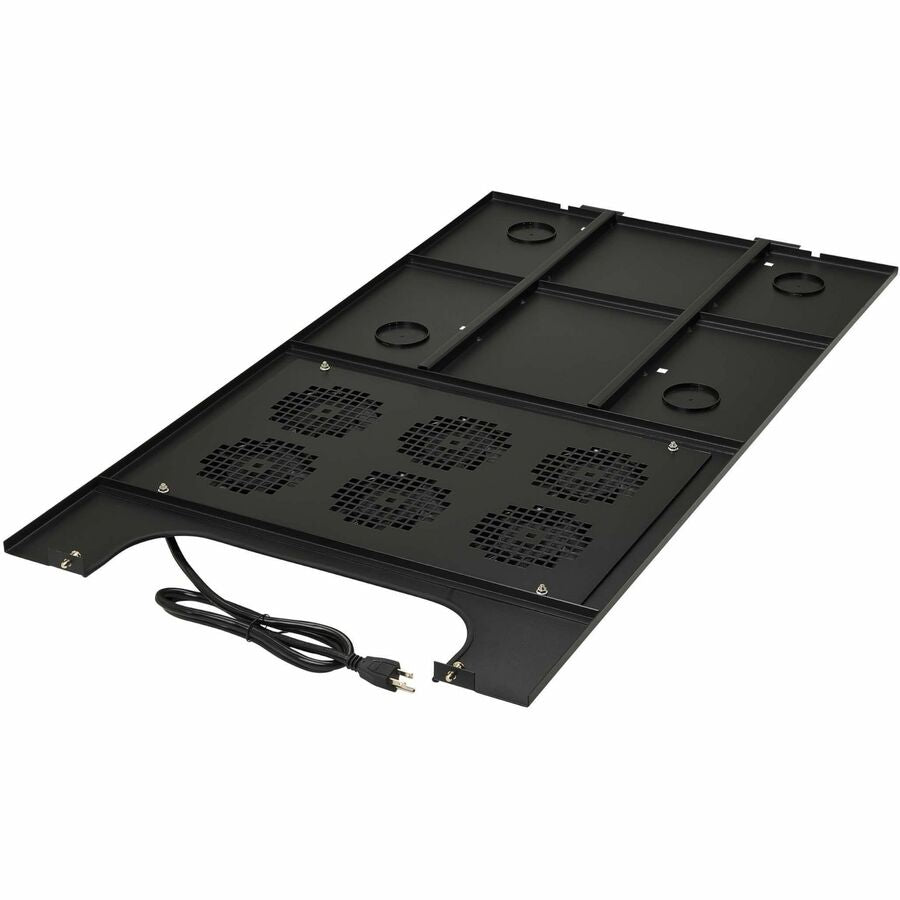 Eaton Tripp Lite Series SmartRack Roof-Mounted Fan Panel for Deep Rack Enclosure Cabinets - 6 120V Fans, 630 CFM, 5-15P Plug
