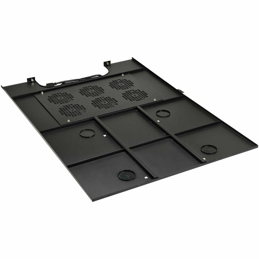 Eaton Tripp Lite Series SmartRack Roof-Mounted Fan Panel for Deep and Wide Rack Enclosure Cabinets - 6 120V Fans, 630 CFM, 5-15P Plug