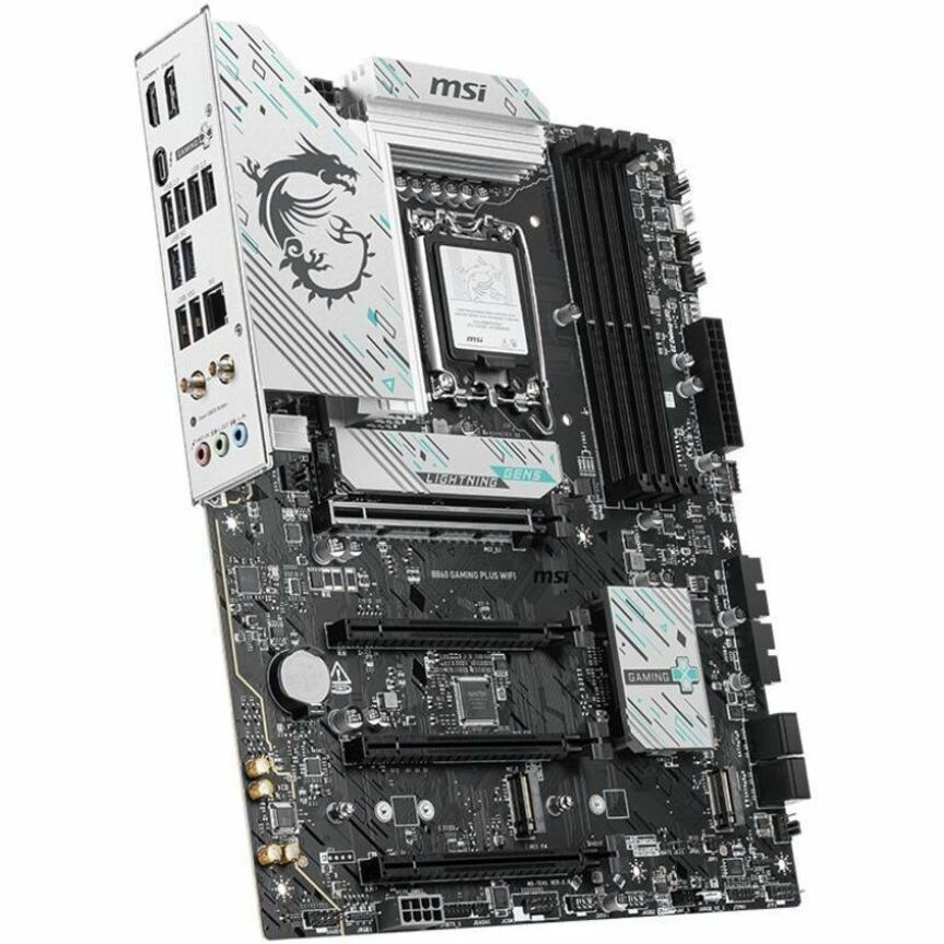 MSI B860 GAMING PLUS WIFI Gaming Desktop Motherboard - Intel B860 Chipset - Socket LGA-1851 - ATX