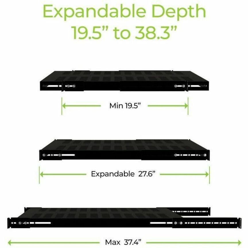 Adjustable Depth Fixed Shelf
