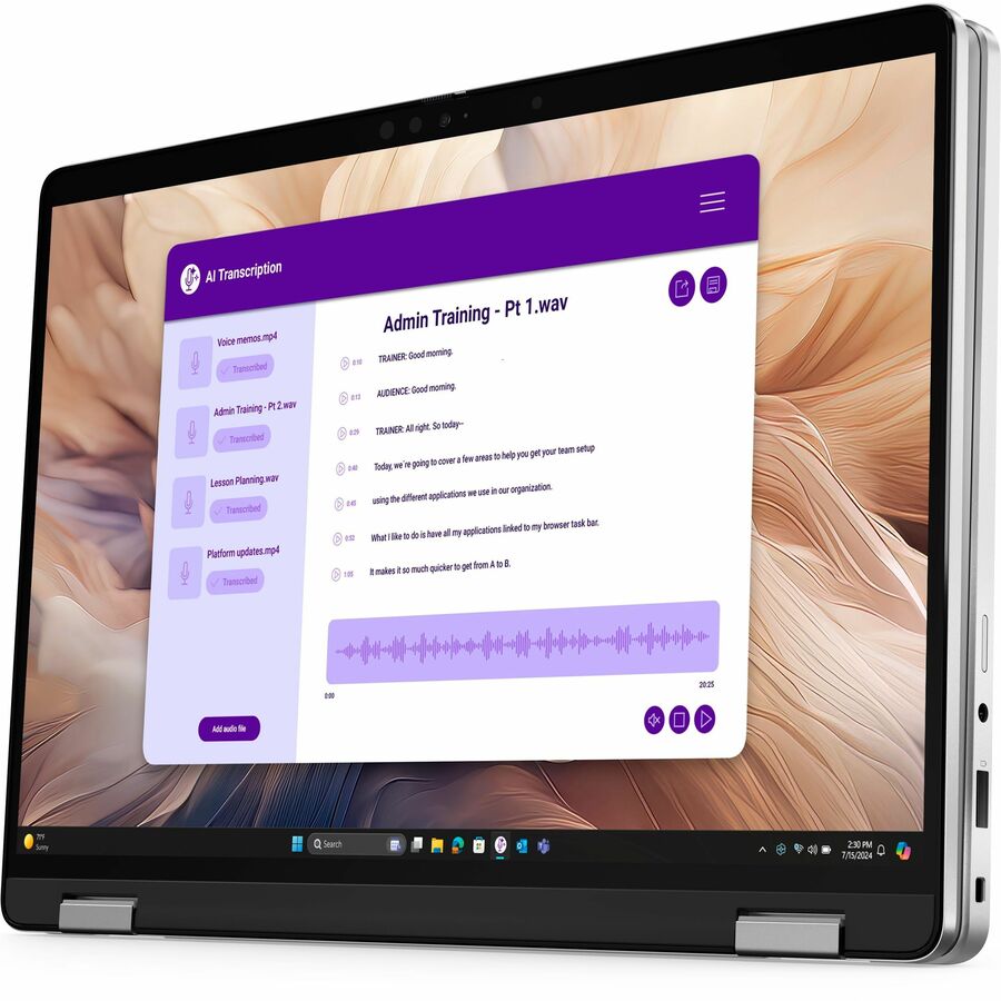 Dell Pro 14 Plus PB14250 14" Clamshell Copilot+ PC Notebook - Full HD Plus - Intel Core Ultra 5 236V - vPro Technology - 16 GB - 512 GB SSD - English (US) Keyboard
