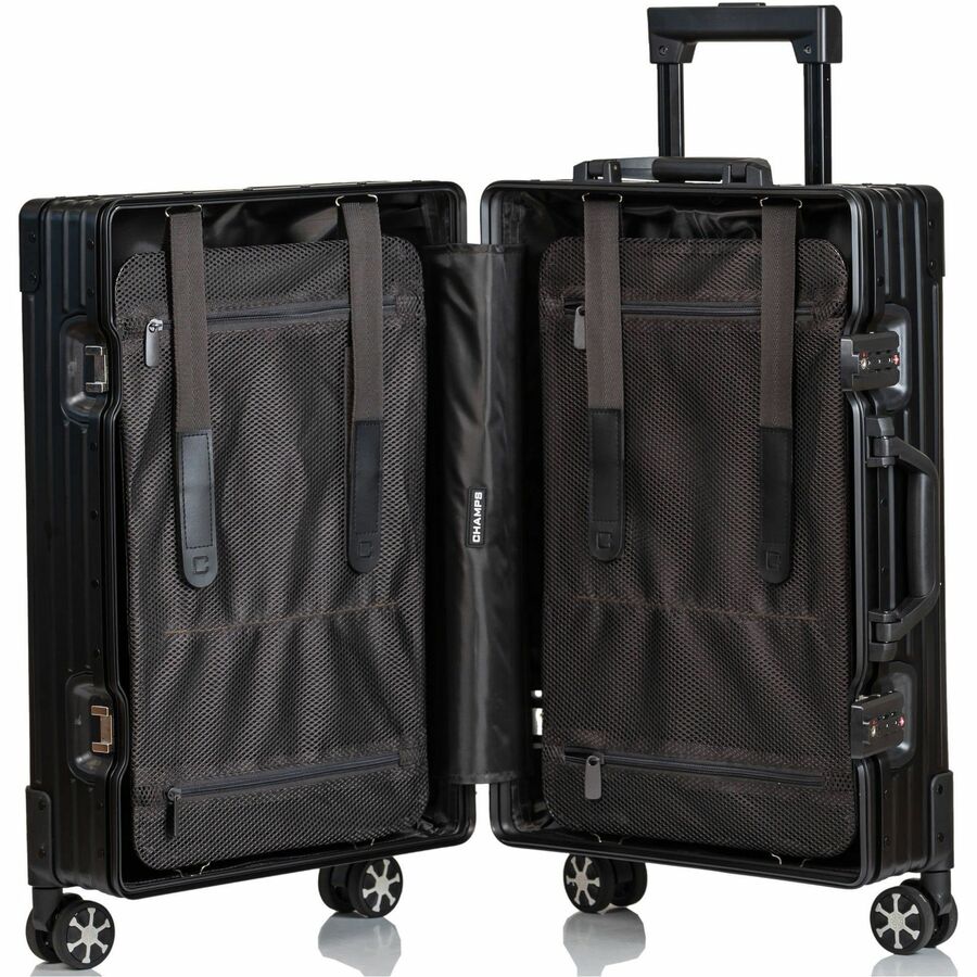 Champs Elite Travel/Luggage Case (Carry On) Travel - Black