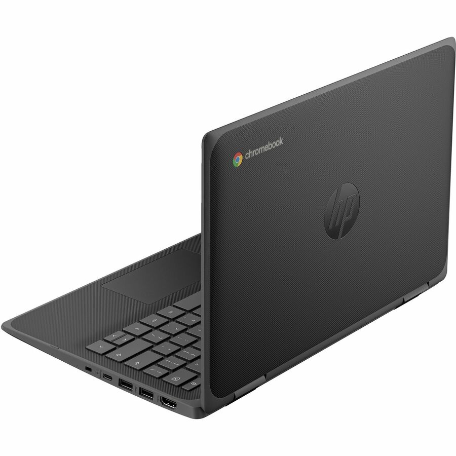 HP Fortis Flip G1i 11.6" Touchscreen Rugged Convertible 2 in 1 Chromebook - HD - Intel N-Series N250 - 8 GB - 128 GB Flash Memory - English Keyboard - Jet Black