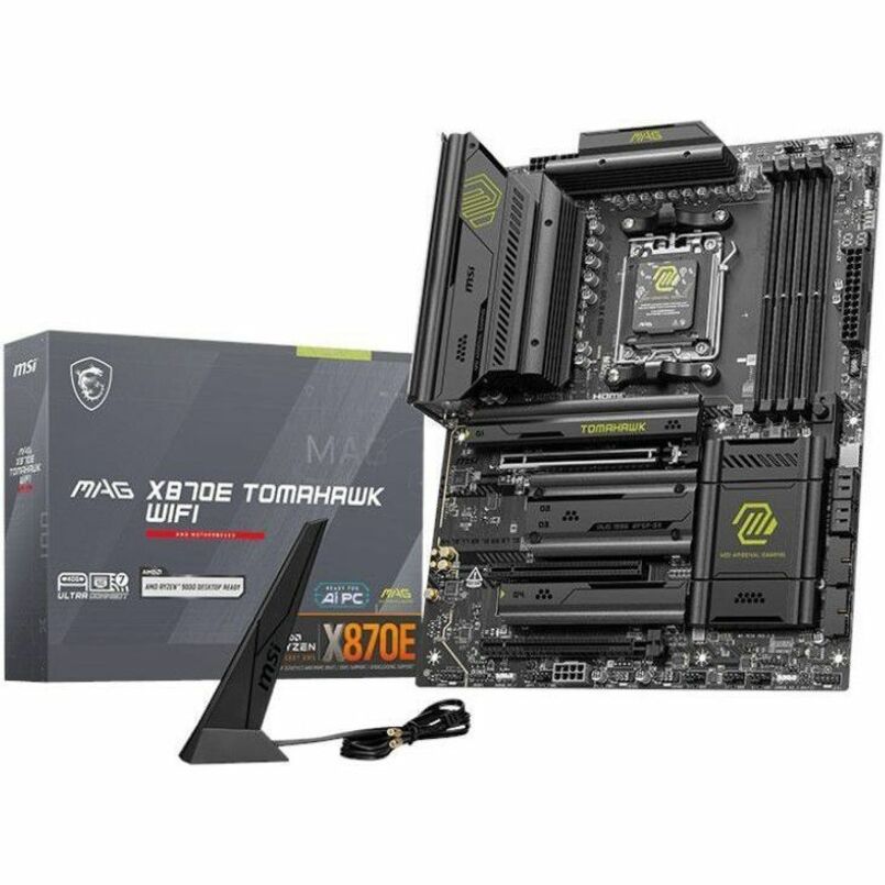 MSI MAG X870E TOMAHAWK WIFI Gaming Desktop Motherboard - AMD X870E Chipset - Socket AM5 - ATX