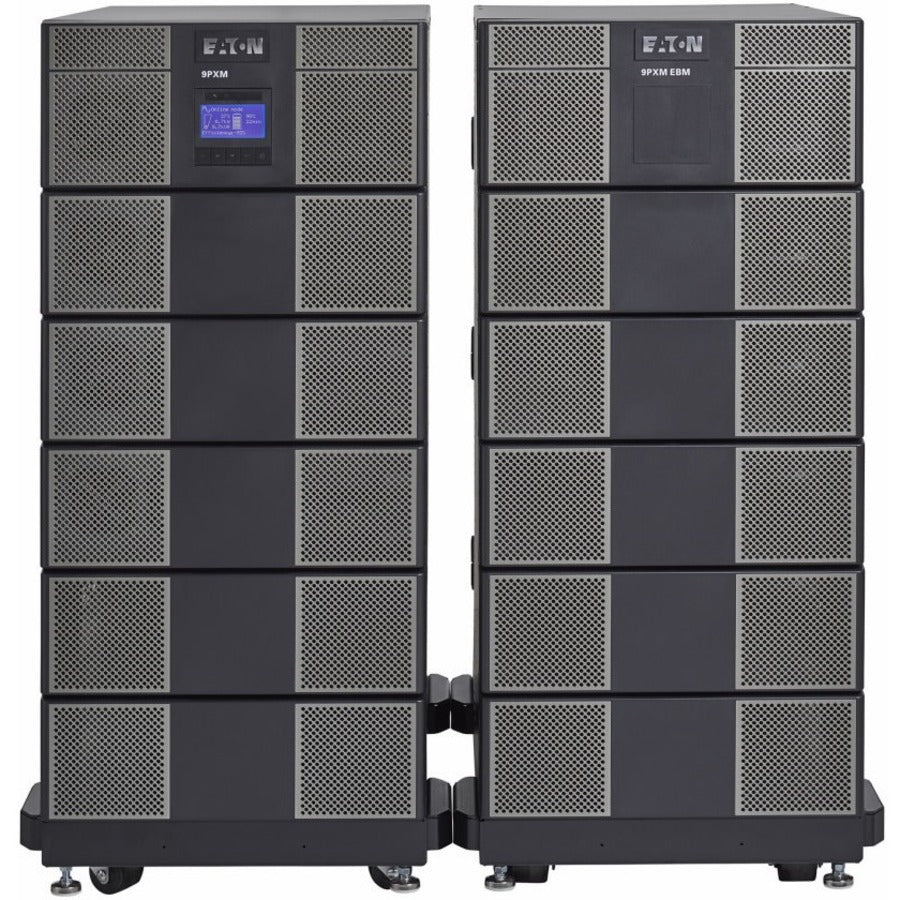 Eaton 9PXM 12-Slot Connected External Battery Cabinet for 9PXM Online Double-Conversion UPS, Add up to 4 EBMs, 21U Rack/Tower, TAA
