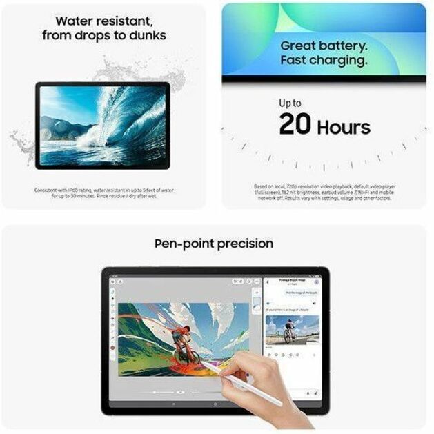 Tab S10 FE 8+128GB WiFi Gray