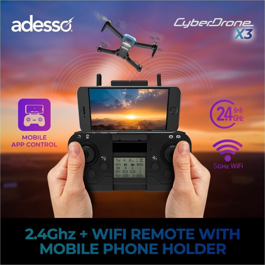 Adesso Drone with 2K FPV Camera , GPS, and WIFI