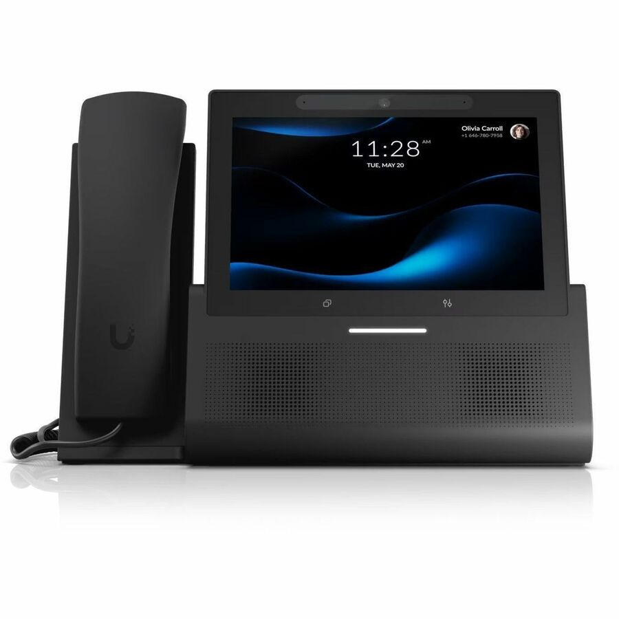 Ubiquiti G3 Touch Enterprise IP Phone - Cordless - Corded/Cordless - Bluetooth, Wi-Fi, NFC - Built-in Camera - Desktop - Black